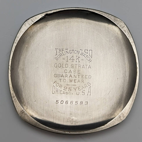 1923 antique Illinois Burlington pocket watch gold plated case 21 jewels working well