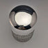 1896 British antique pure silver lid cut glass jar 300g