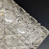 1896 British antique pure silver lid cut glass jar 300g