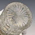 1896 British antique pure silver lid cut glass jar 300g