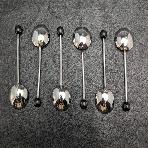 英國復古鍍銀小咖啡匙 6 件套,每盒