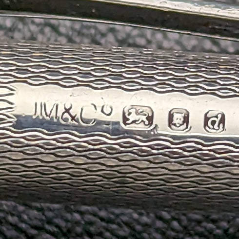 1959年 英国ヴィンテージ ヤード・オ・レッド 純銀製 推進式ペンシル レ革製ペンケース付