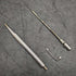 1959 British Vintage Yard O Red Sterling Silver Propulsion Pencil with leather pen case