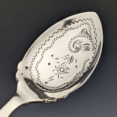 British vintage silver plate dessert cutlery set white butterfly shell handle
