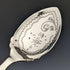 British vintage silver plate dessert cutlery set white butterfly shell handle