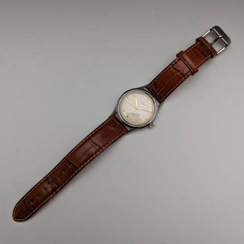 英國老式Benson機械腕錶CYMA Move金屬錶殼運轉良好