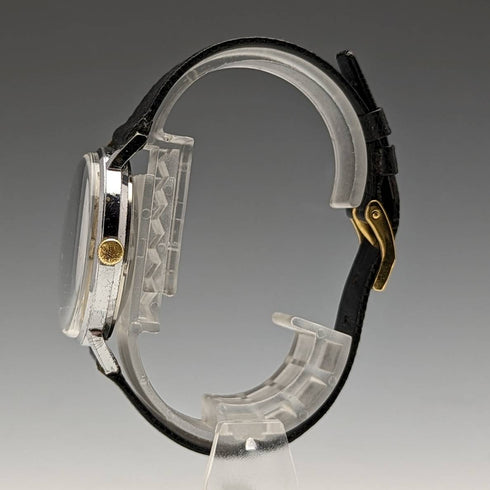 英國 Vintage MAPPIN 自動上鍊手錶 3 指針日曆金屬外殼操作良好