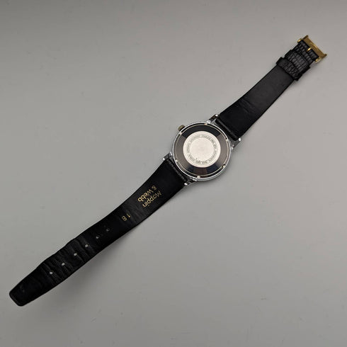 英國 Vintage MAPPIN 自動上鍊手錶 3 指針日曆金屬外殼操作良好