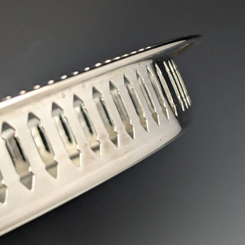 英国ヴィンテージ シルバープレート製 ギャラリートレイ 直径28cm 紙箱入り