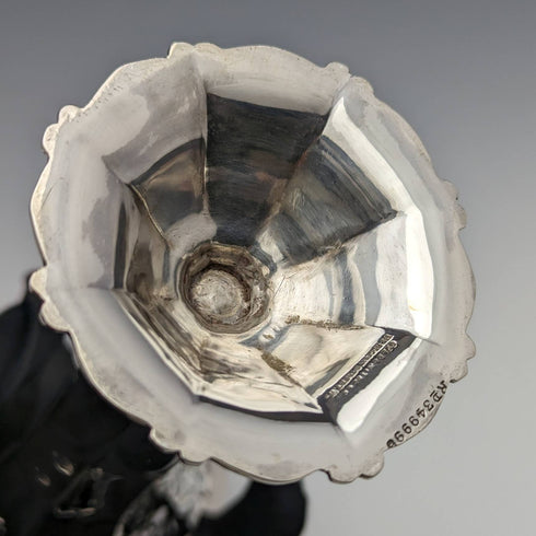 1903年 英国アンティーク 純銀製 花瓶 一輪挿し 81g Goldsmiths & Silversmiths