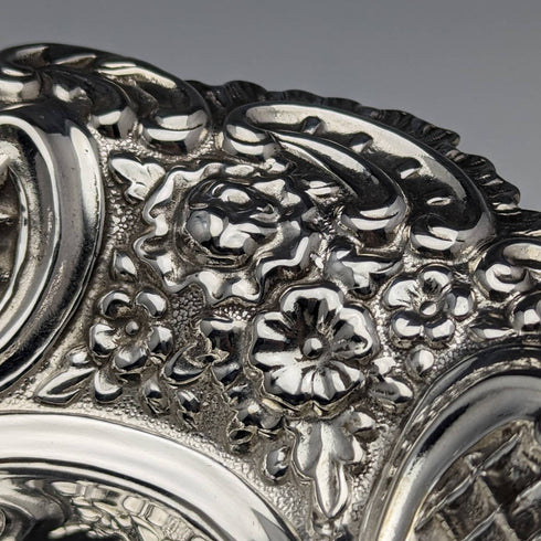 1972年 英国ヴィンテージ 純銀製ディッシュ 88g Pinder Brothers