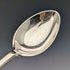 1907 British antique sterling silver teaspoon 6 & sugar tong set in case James Dixon