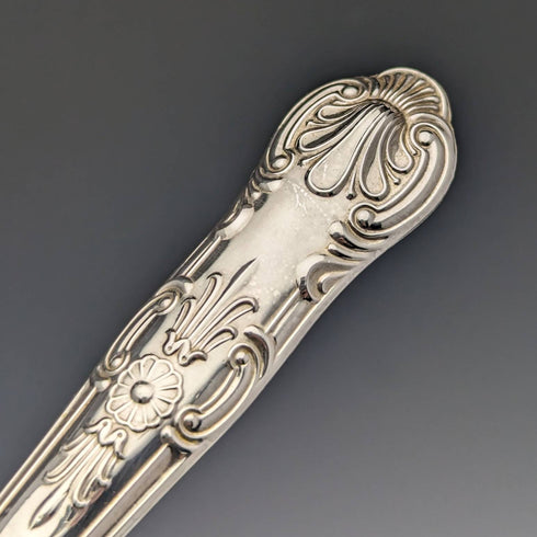 1975年 英国ヴィンテージ 純銀製ハンドル テーブルカトラリー 6ペアセット ケース入