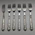1975 British vintage sterling silver handle table cutlery 6 pair set in case