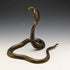 Antique Cobra Shaped Brass Pocket Watch Holder Display Stand Height 15cm