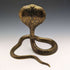 Antique Cobra Shaped Brass Pocket Watch Holder Display Stand Height 15cm