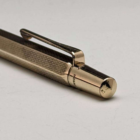 British Vintage Yard O Red Rolled Gold Hexagon Propelled Pencil in Case