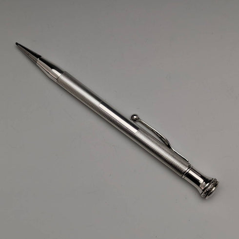 米国ヴィンテージ 無銘 純銀製 推進式ペンシル ケース入