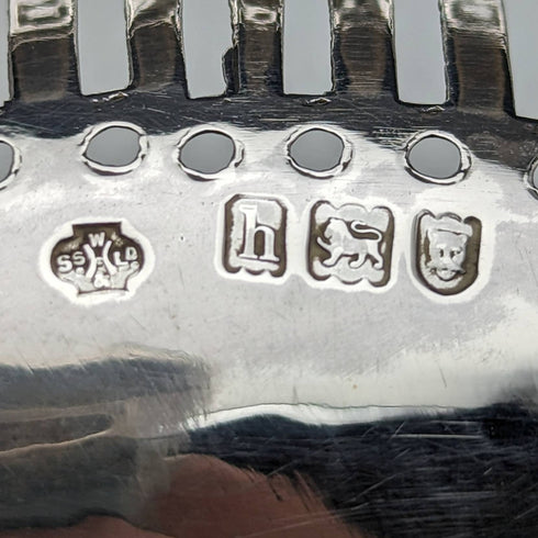 1903年 英国アンティーク 純銀製ボンボンディッシュ 80g William Hutton