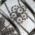 British antique silver plate flower sculpture toast rack