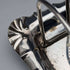 British antique silver plate flower sculpture toast rack