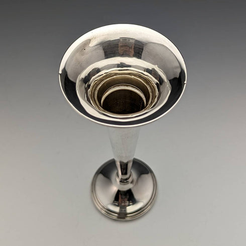 1978年 英国ヴィンテージ 純銀製 花瓶 一輪挿し 55g