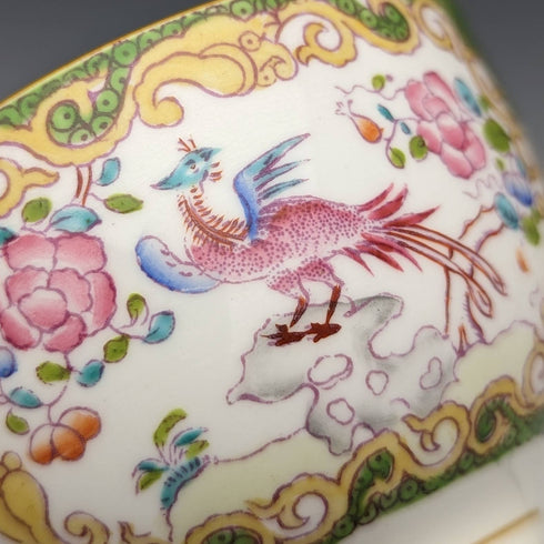 20 世紀初英國明頓茶杯三件套雞蛇綠