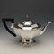 1918 British Antique Sterling Silver Large Teapot 731g Walker and Hall