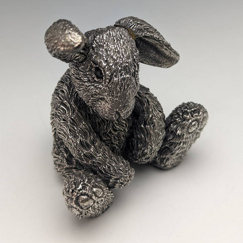 UK Country Artists Sterling Silver Sculpture Rabbit Figurine 136g