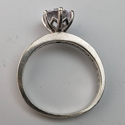 復古首飾氧化鋯純銀戒指