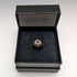 英國復古珠寶石榴石和珍珠純銀戒指