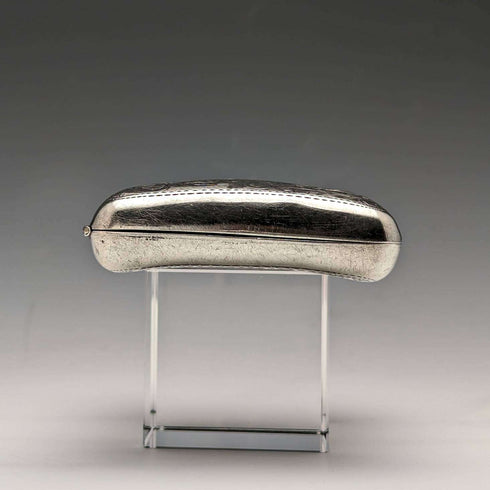 1915 British antique sterling silver cigarette case 70g Joseph Gloster