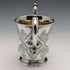 1862 British Antique Sterling Silver Double Handle Mug Cup 169g Barnard