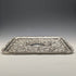 1902 British Antique Sterling Silver Relief Engraving Dressing Table Tray 306g