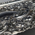 1902 British Antique Sterling Silver Relief Engraving Dressing Table Tray 306g
