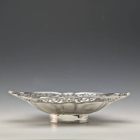 1902年 英国アンティーク 純銀製ディッシュ 141g Harrison Brothers