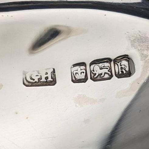 1902年 英国アンティーク 純銀製ディッシュ 141g Harrison Brothers