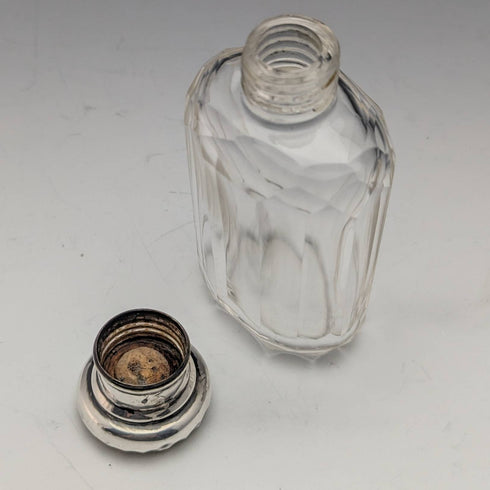 1910 年左右英國古董純銀蓋玻璃瓶 4 件套 Percy Whitehouse