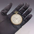Antique Swiss LANCO pocket watch thin gold plate case works well
