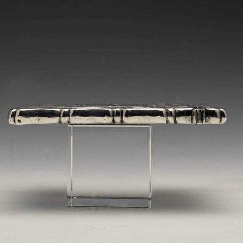 1872 British antique sterling silver card case 50g GEORGE UNITE