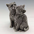 UK Country Artists Two Kittens Sterling Silver Sculpture Figurine