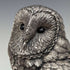 UK Country Artists Owl Sterling Silver Sculpture Figurine