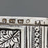1882 British antique sterling silver card case 53g Frederick Marson