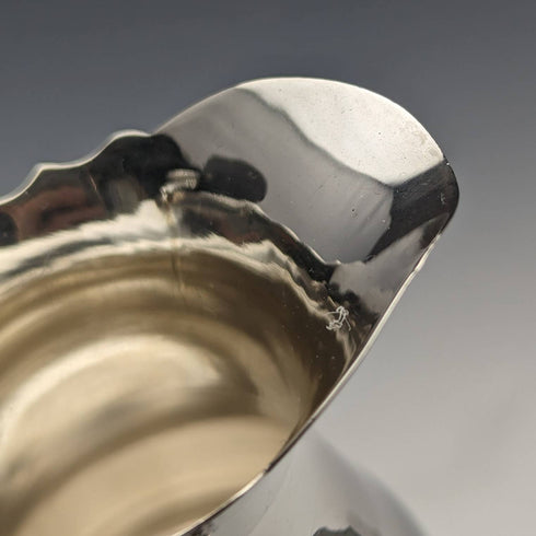 1908 British Antique Sterling Silver Cream Jug 84g George Unite