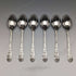 Around 1875 Set of 6 English Antique Silver Plated Teaspoons