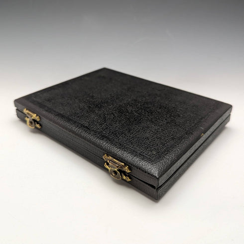 1884 British antique sterling silver teaspoon set of 6 in a case