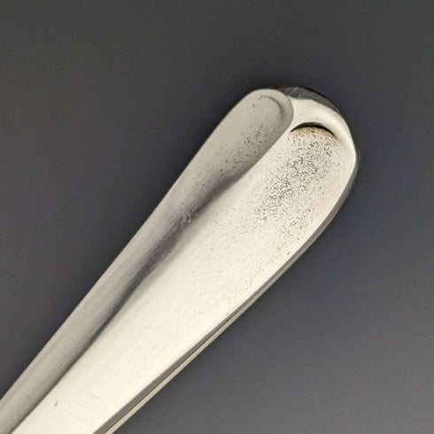 Juego de 6 cucharillas de té de plata de ley vintage británicas de 1935 con marcas múltiples, en estuche