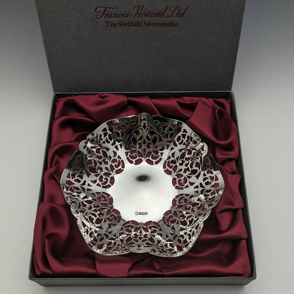 英國復古純銀耳環盤 87 克 Francis Howard 盒裝