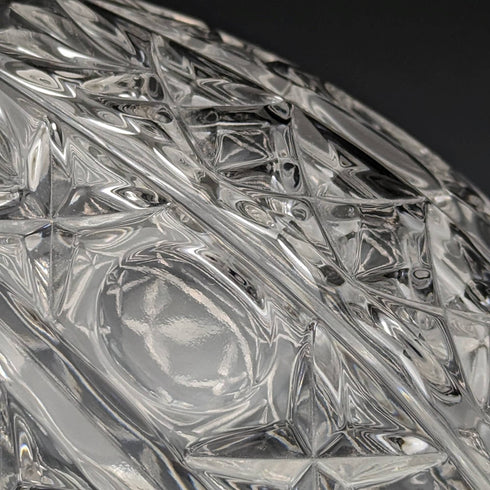 英国ヴィンテージ カットガラス シルバープレート装飾 デキャンタ ペア