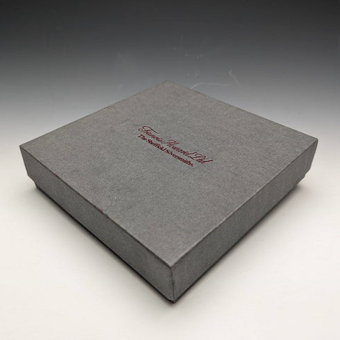 英国ヴィンテージ 純銀製 ピアス装飾ディッシュ 87g Francis Howard 箱入り